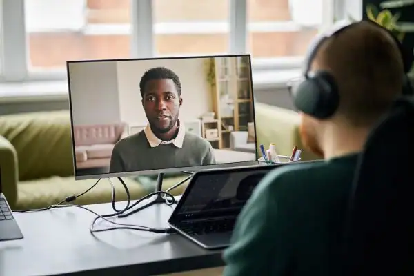image of online mediation Greater London in progress.