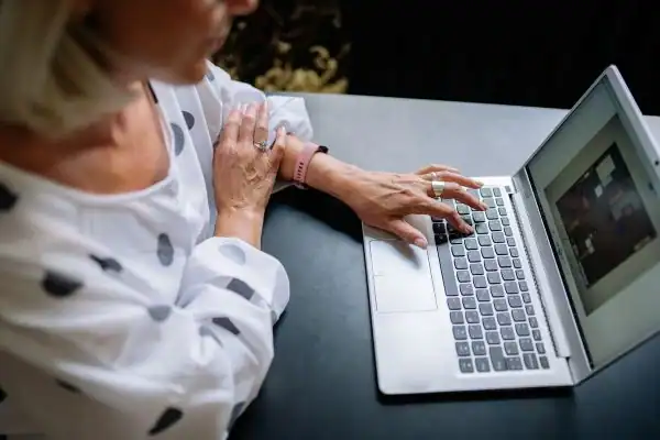 Image of woman attending online mediation Greater London services from Barker Mediation
