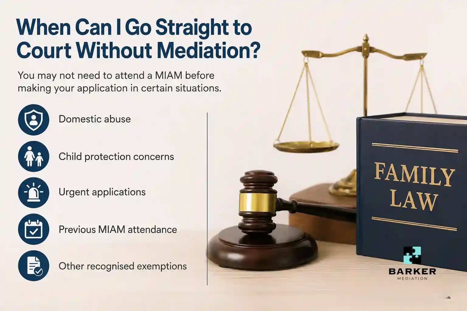 When Can I Go Straight to Court Without Mediation Greater London?