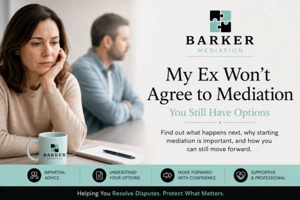 My Ex Won't Agree to Mediation Greater London